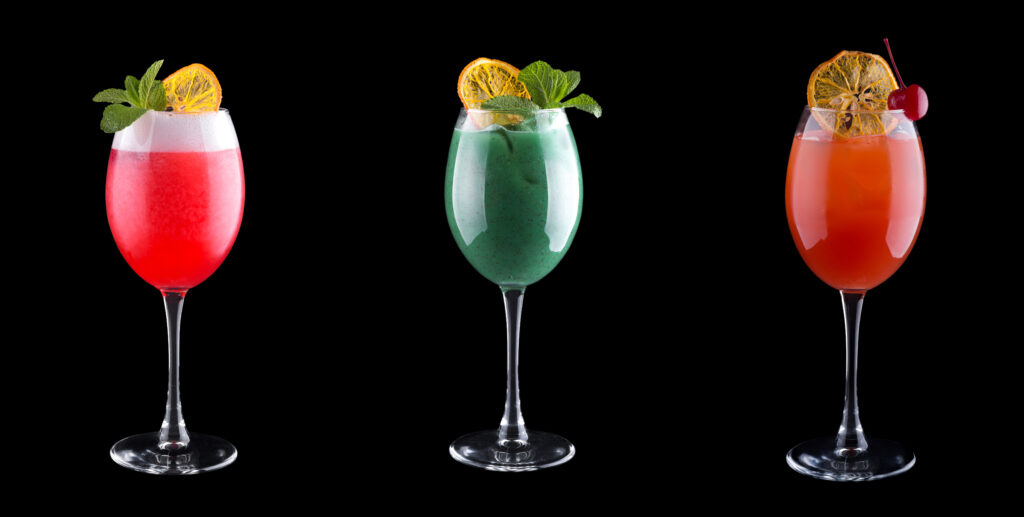 Appetitanregende Mix-Getränke mit & ohne Alkohol