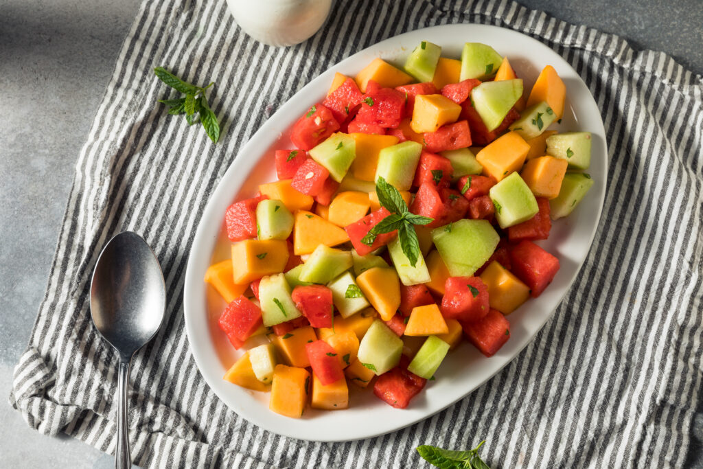 Rezepte aus unserer Sommerküche, Sommerlicher Melonensalat 