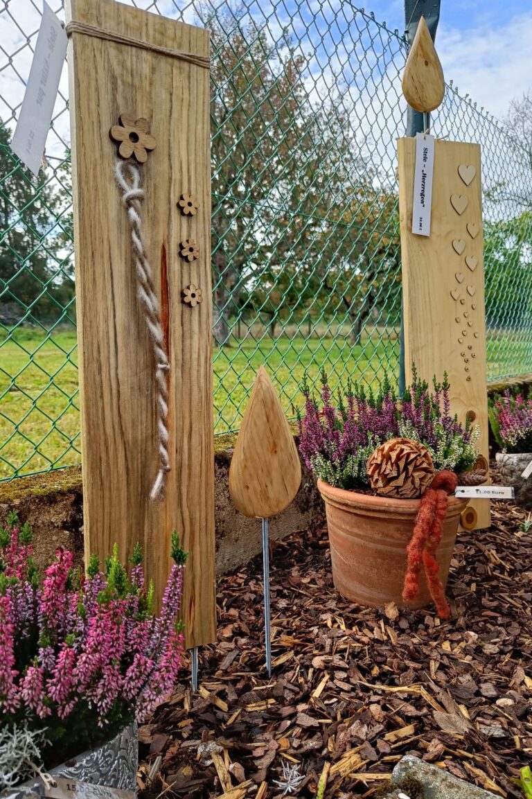 Holzstelen Fur Garten