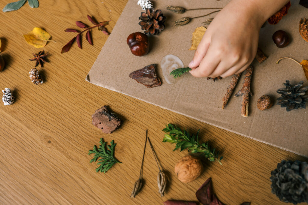 Naturmaterialien kreativ nutzen mit Anleitung